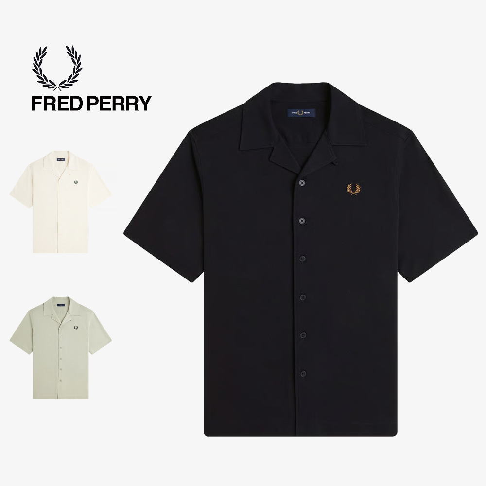 7月限定!最大全額ポイント還元※要エントリー フレッドペリー FRED PERRY ポロシャツ コンプレス メッシュ リヴィア カラー シャツ Compress Mesh Revere Collar Shirt M1745 102 560 M37【GKOI】|すにーかー倉庫 きっず店