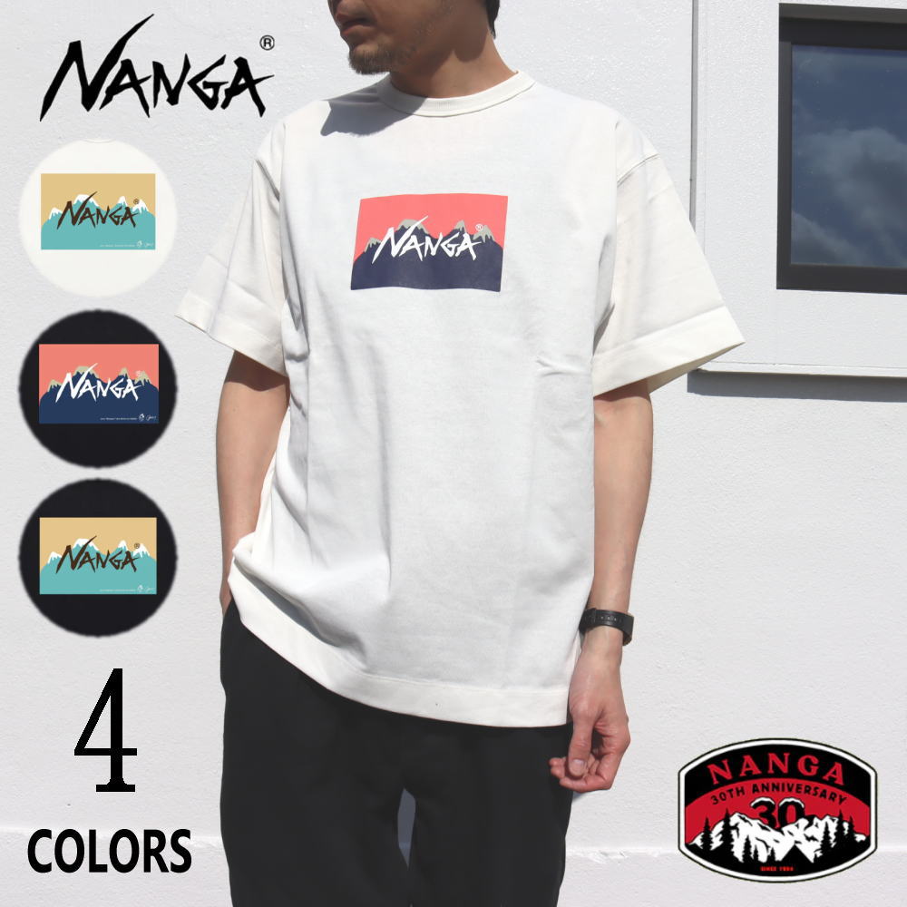 NANGA×JERRY UKAI ECO HYBRID NANGA LOGO Nanga × Jerry Ukai ECO HYBRID Sleeping Jerry Marquez Tee