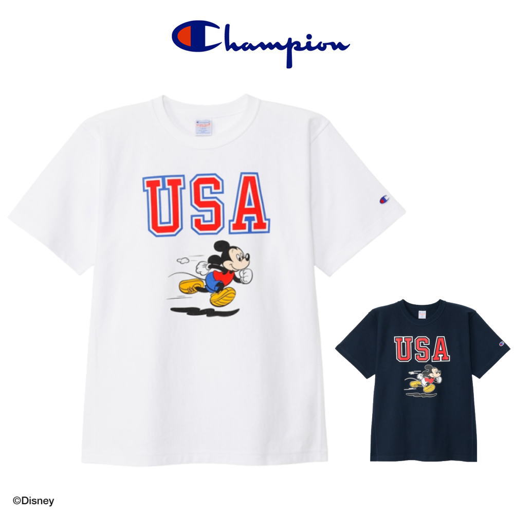 ４月限定！最大全額ポイント還元※要エントリー チャンピオン Champion リバースウィーブ(R) ショートスリーブTシャツ C3-Z360 ホワイト(010) ネイビー(370)【GIOK】