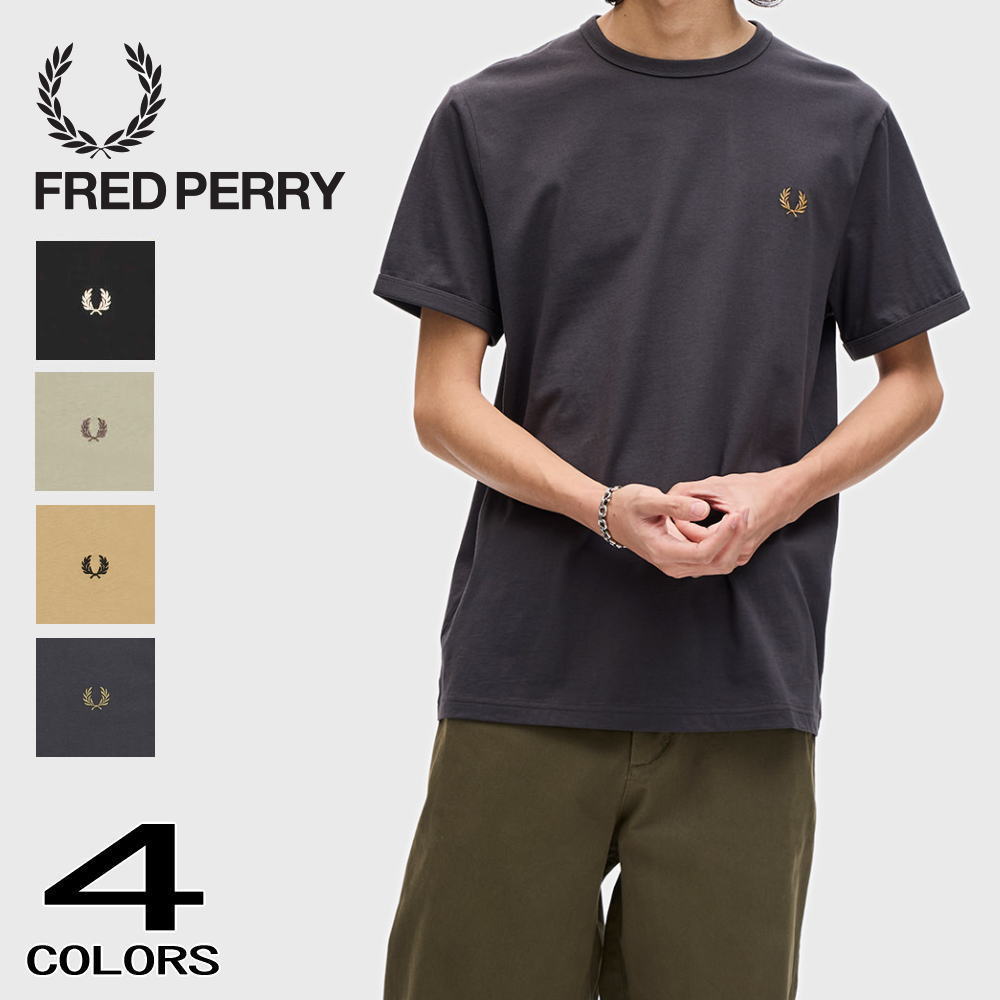 FRED PERRY - フレッドペリー　リンガーＴ　２枚 FRED PERRY フレッドペリー リンガーTシャツトップス｜BORN FREE