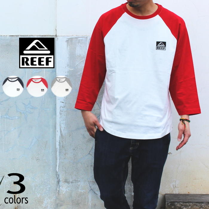 楽天市場】リーフ REEF Tシャツ リーフ ラグランスリーブ ティー REEF
