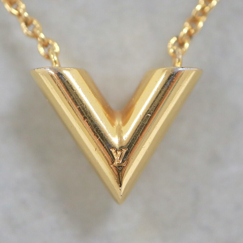 ［極美品］ルイヴィトン　 ネックレス エッセンシャル V 国内配送♪ 【Louis Vuitton】 ネックレス エセンシャルV (Louis