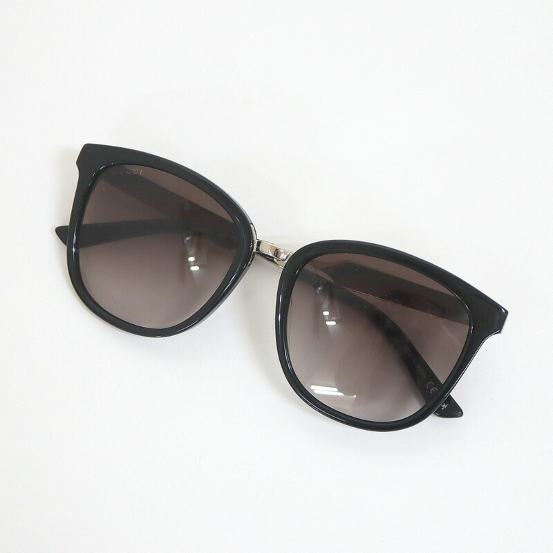 GUCCI グッチ サングラス ブラック 中古・古着通販】GUCCI (グッチ) サングラス ブラック サイズ:59