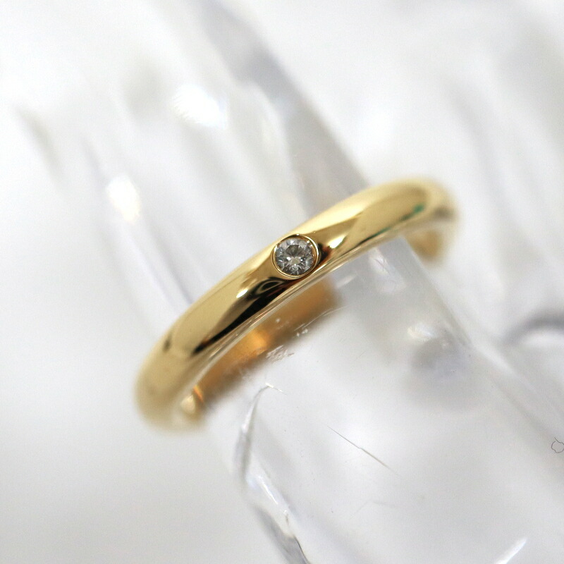 Tiffany スタッキングバンドリン グ18K YG 13号 楽天市場】ティファニー エルサ・ペレッティ スタッキング バンド