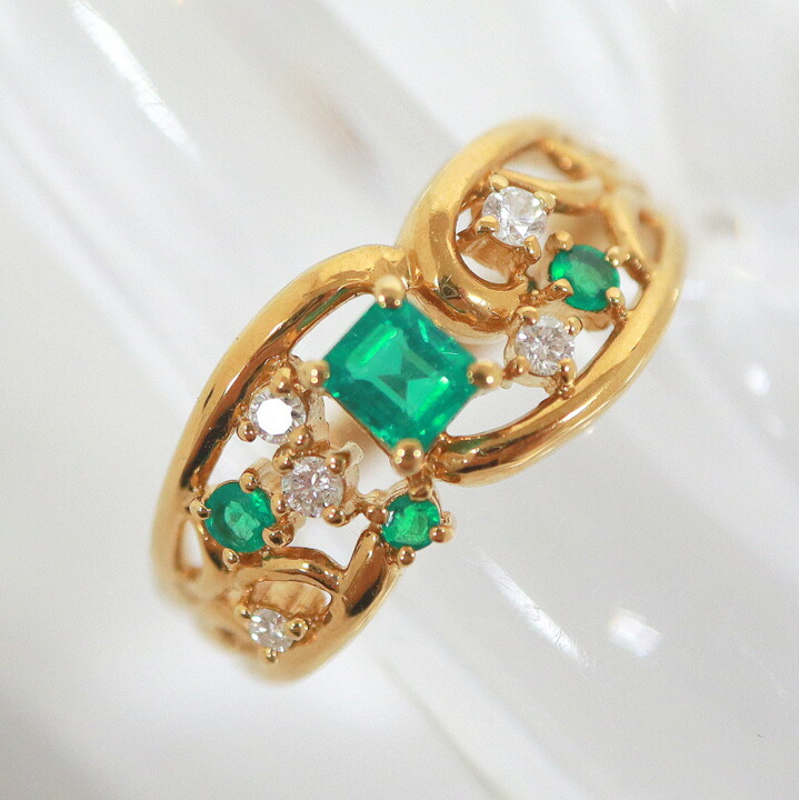 楽天市場】【TASAKI】田崎真珠 タサキ エメラルド 3.5ct リング 15.5号