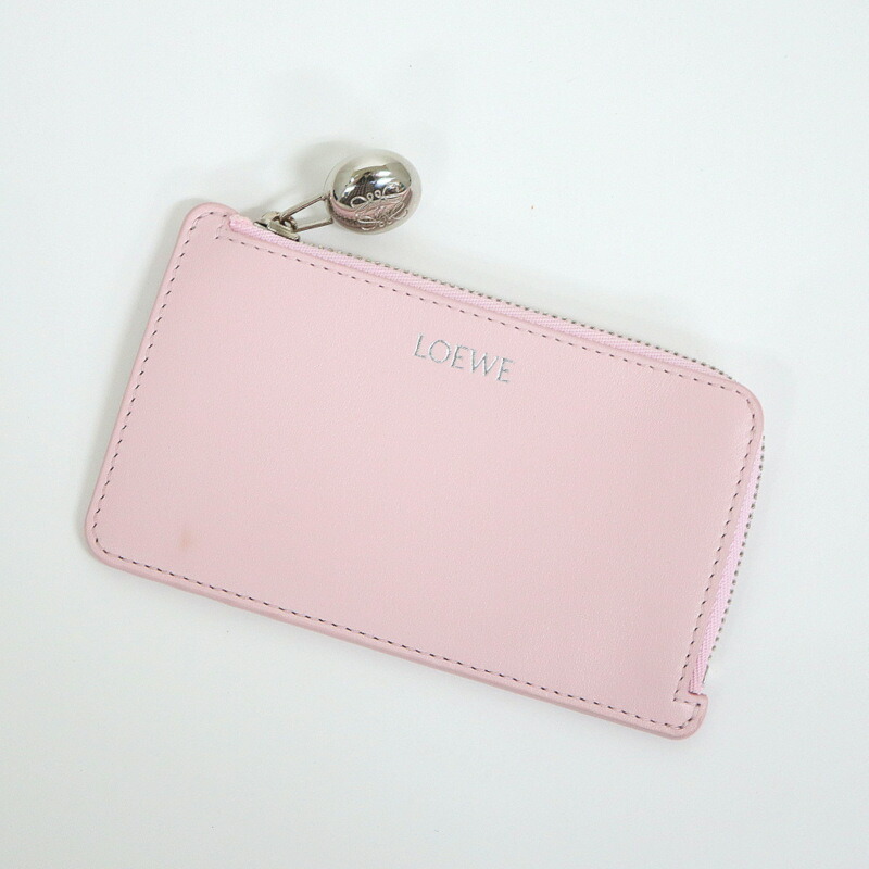 LOEWE アナグラム スクエアジップウォレット【ランク：AB】 LOEWE ロエベ Anagram Square Zip Cardholder アナグラム