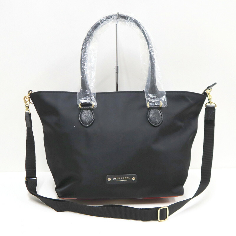 楽天市場】ブルーレーベル リボンモチーフ トートバッグ ナイロン素材