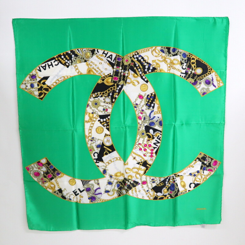 ≪24P★≫CHANEL スカーフ 大判 シルク カシミア ハート imgrc0094951143.jpg