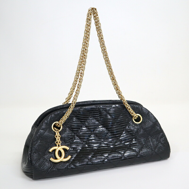 CHANEL マトラッセ マドモアゼル レザー ボーリング チェーン バイセル公式】シャネル マドモアゼル チェーン ショルダー