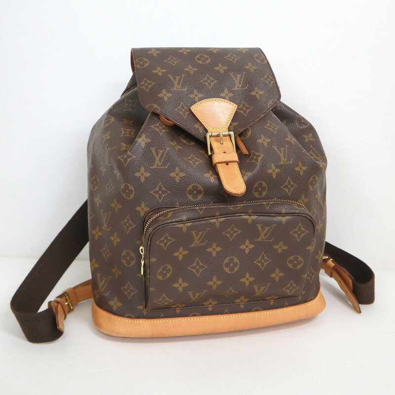 ルイ ヴィトン モノグラム モンスリ MM リュック バックパック M51136 楽天市場】ルイ・ヴィトン(モノグラム)モンスリMMリュックサック