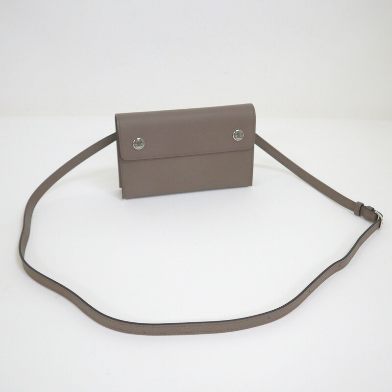エルメス＊ナップショルダー＊エトゥープ エルメス Hermes HERMES ショルダーウォレット エルメスナップ