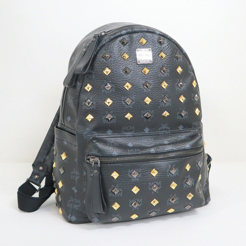 楽天市場】【エムシーエム】MCM ヴィセトス レザー スタッズ バック