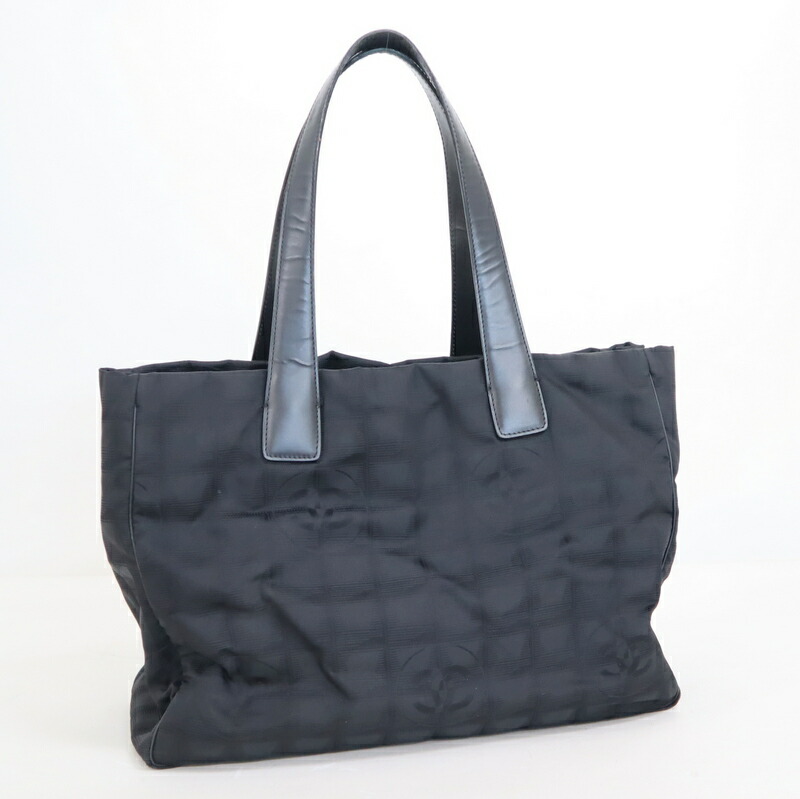 ⭐CHANEL⭐　シャネル　旧トラベルライン　トートバッグ　ブラック　A4 美品】シャネル トートバッグ 旧トラベルライン ブラック