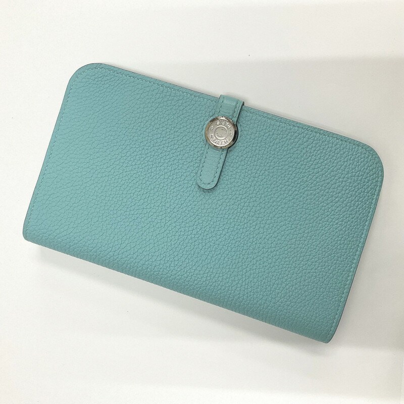 楽天市場】【財布】HERMES エルメス ドゴンGM 2つ折 長財布 レザー