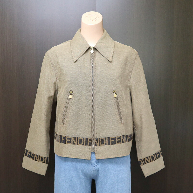 【FENDI】ジャケット ベージュ FFシャンブレー ジャケット FLF825ASMFF1SAZ_01?wid=2000&