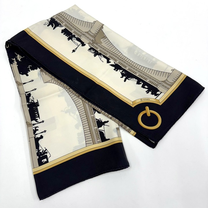 楽天市場】エルメス スカーフ カレ90 ナイルの宝 TRESORDS DU NIL