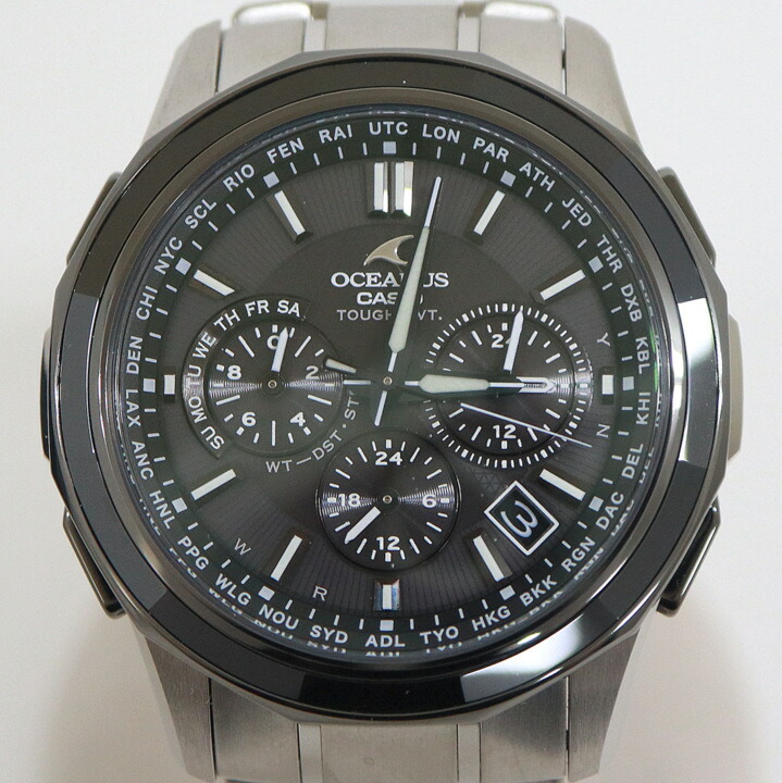 楽天市場】CASIO カシオ 【美品】OCW-S1000J-1AJF OCEANUS