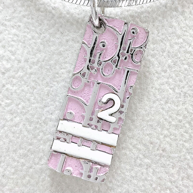楽天市場】クリスチャンディオール Dior トロッター ネックレス ピンク 楽天市場】クリスチャンディオール Dior トロッター ネックレス ピンク