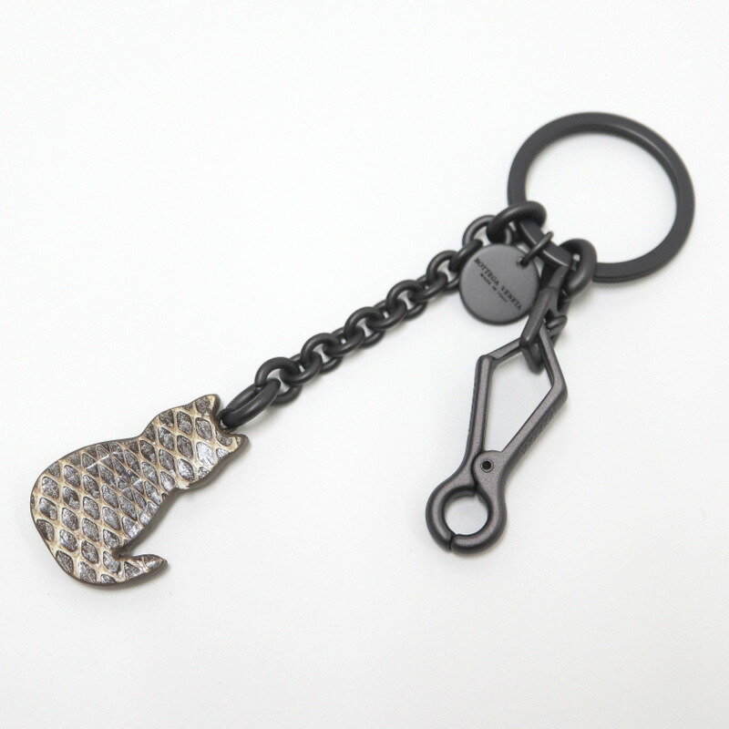 ボッテガベネタ　キーリング 楽天市場】ボッテガ ヴェネタ BOTTEGA VENETA キーリング 猫 523450