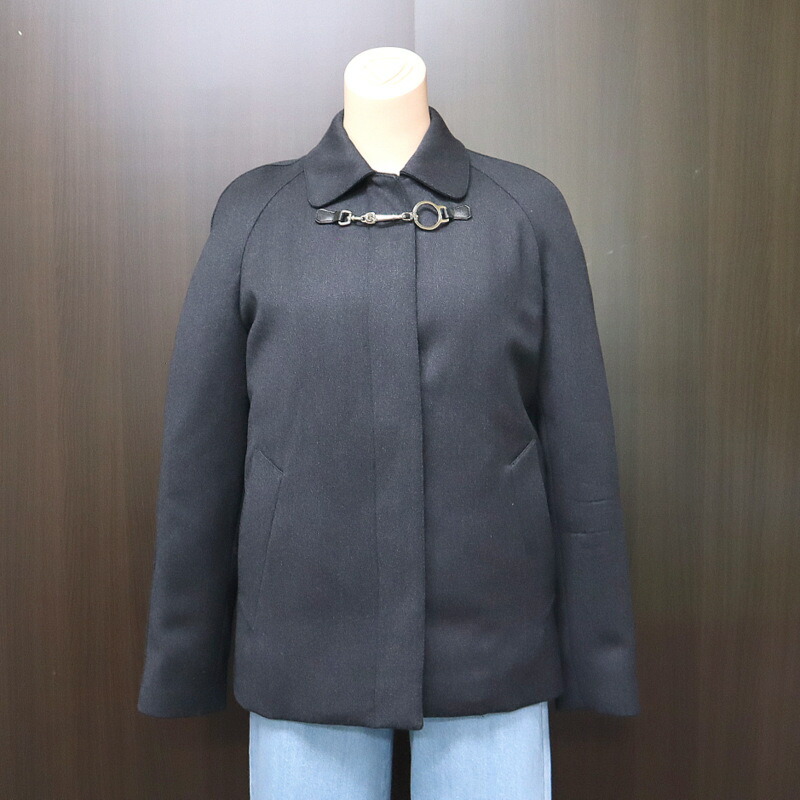 楽天市場】【GUCCI】グッチ アルパカ・コート グレー #38【中古  