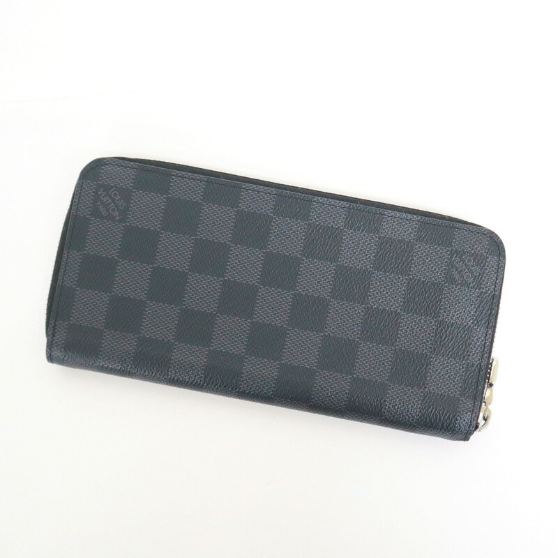 定番 極美品 ルイヴィトン ダミエ グラフィット メンズ 財布 ミュルティプル ルイヴィトングラフィット ジッピーウォレット ヴェルティカル