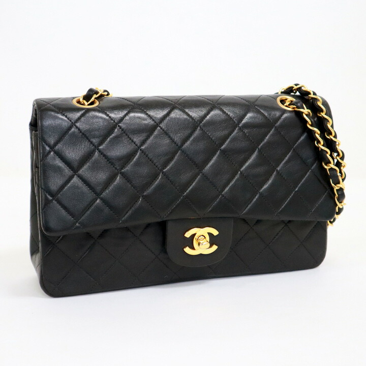 CHANEL フラップ ラムスキン チェーンショルダー 11番台 9407 楽天市場】【シャネル】Chanel マトラッセ25 ラムスキン ダブル