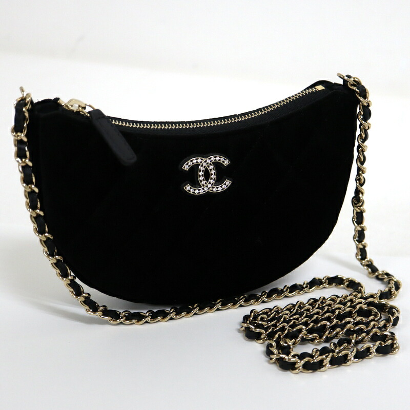 ☆サイドチェーンが上品☆【CHANEL】ファスナー付きポーチ 黒 Amazon | [CHANEL] (シャネル) CC ココマーク ロゴ 横型