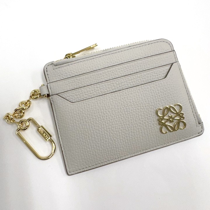 美品　ロエベ　ケース　小銭入れ　丸　ゴールド金具　財布　ウォレット 美品 ロエベ コインケース 小銭入れ 丸 ゴールド金具 財布 ウォレット