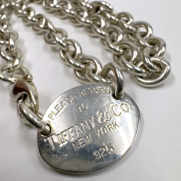 楽天市場】ティファニー リターントゥ オーバル ネックレス シルバー