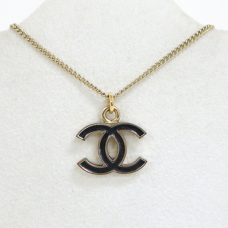 美品　シャネル　ネックレス　ココマーク　ブラック 楽天市場】CHANEL シャネル ココマークネックレス ブラック