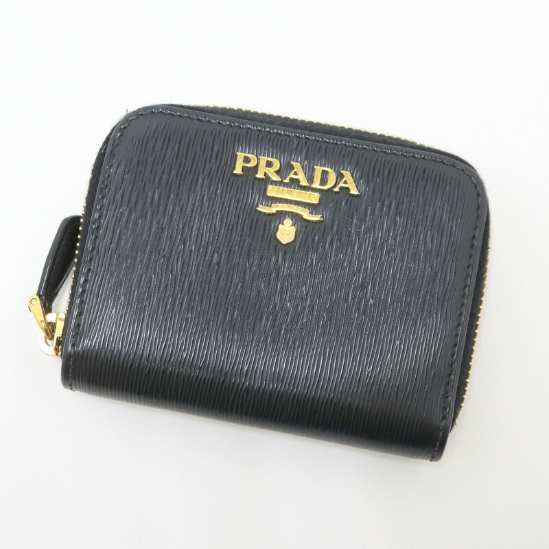 楽天市場】PRADA【プラダ】がま口コインケース レザー ゴールド系
