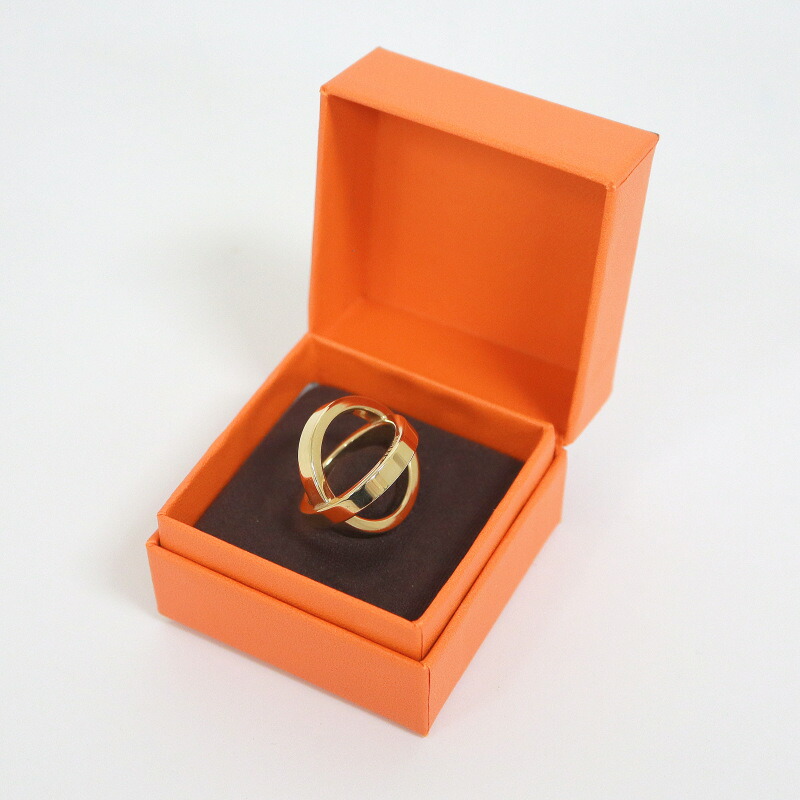 楽天市場】HERMES エルメス コスモス スカーフリング スカーフ留め