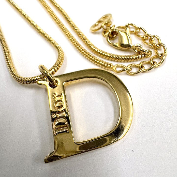 楽天市場】DIOR【ディオール】ネックレス 南京錠 モチーフ CD ロゴ GP