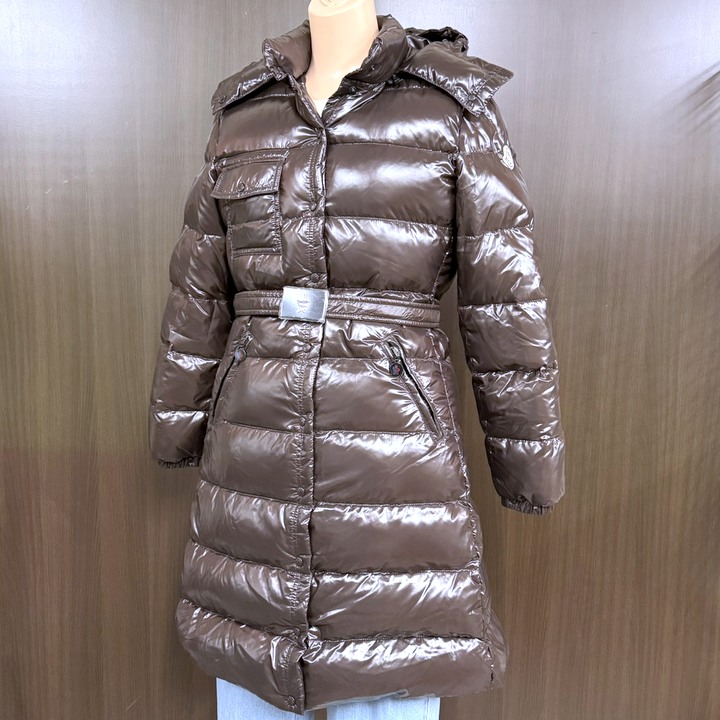 楽天市場】【モンクレール】Moncler MEINA ベルト付き ロング ダウン