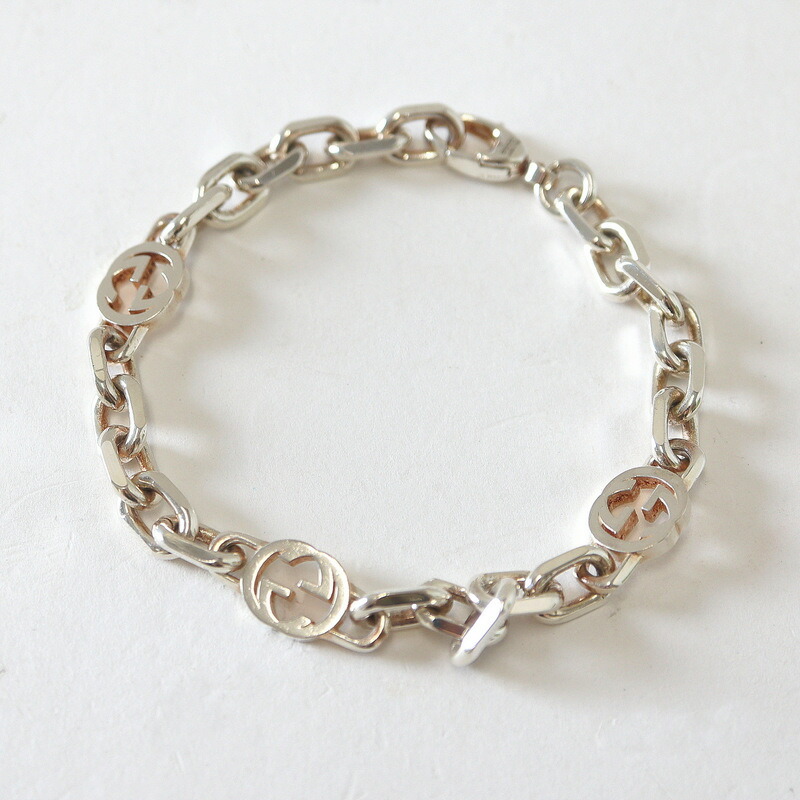 楽天市場】GUCCI グッチ チェーンリンク ブレスレット オールドグッチ