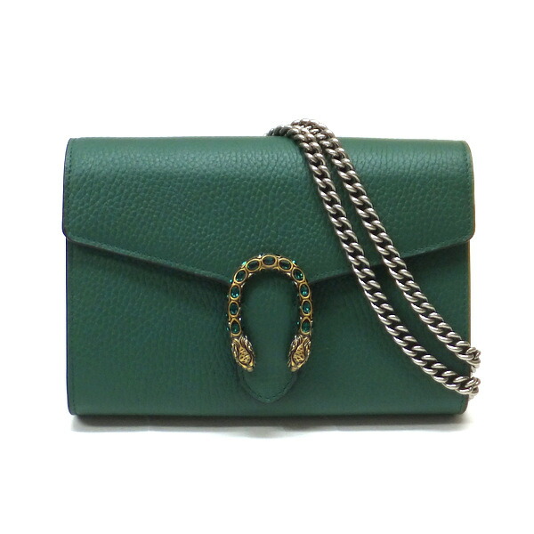 GUCCI デュオニソス クラッチバッグ チェーンウォレット 中古・古着通販】GUCCI (グッチ) デュオニソス・チェーンウォレット