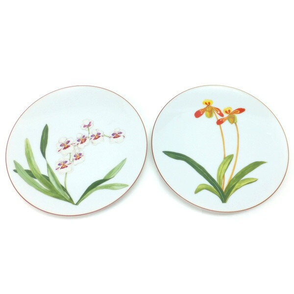 HERMES エルメス オルキデ プレート 皿 蘭 NO.11 HERMES エルメス オルキデ プレート 皿 蘭 NO.11