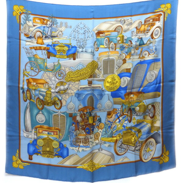 楽天市場】【HERMES/エルメス】カレ90/大判スカーフ automobile(オート