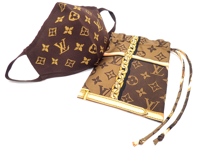 楽天市場】【☆プレゼントにも☆】LOUIS VUITTON ルイヴィトン『マスク・マイユ』《ポーチ付き》マスクカバー/M76747/マスクケース/モノグラム/マロン/ブラウン 【☆セレブ愛用☆】 30341K1220 ＠【中古】：ブランドショップドリーム