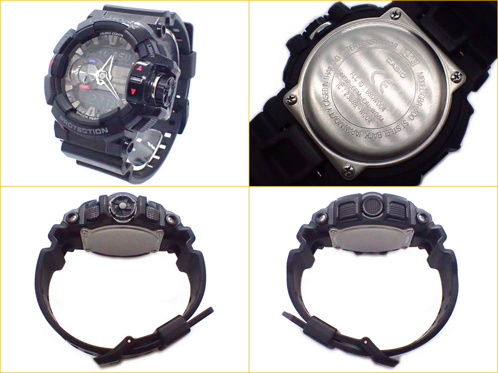 楽天市場 美品 Casio カシオ G Shock G Mix 5413 Gba 400 1ajf 電波qz Ss樹脂 ブラック シルバー文字盤 メンズ腕時計 k1210 中古 ブランドショップドリーム