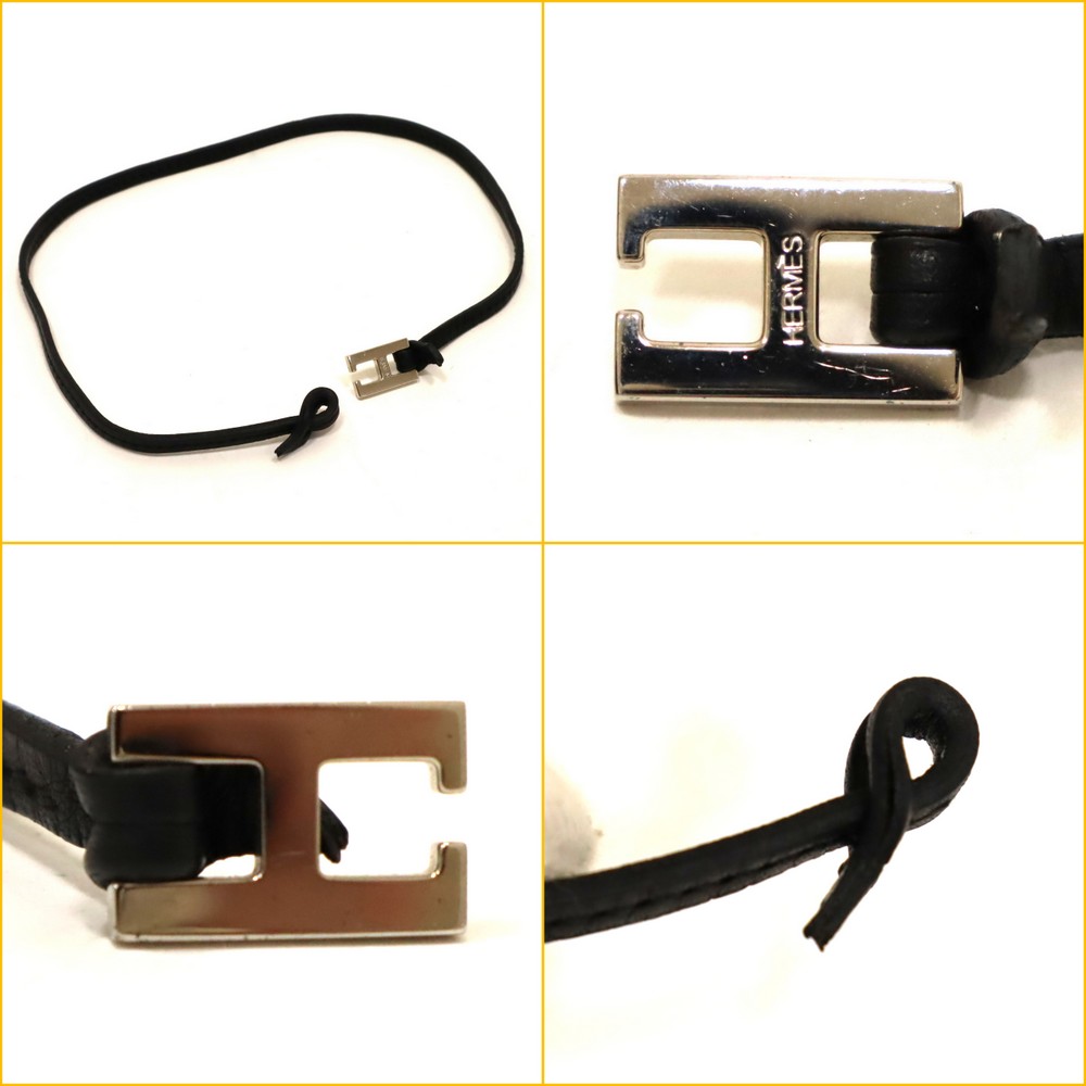良品 HERMES/エルメス 2輩ブレスレット ティレット ネグロ なめし革 しろがねラヴァー色金具/チョーカー/ジュエリー/従物/男女兼用 セレブ愛用 33093K0242 中古 Mottomo Kanpeki na - 腕輪 - philpsycor.com 良品 HERMES/エルメス 2輩ブレスレット ティレット ネグロ なめし革 しろがねラヴァー色金具/チョーカー/ジュエリー/従物/男女兼用 セレブ愛用 33093K0242 中古 Mottomo Kanpeki na - 腕輪 - philpsycor.com