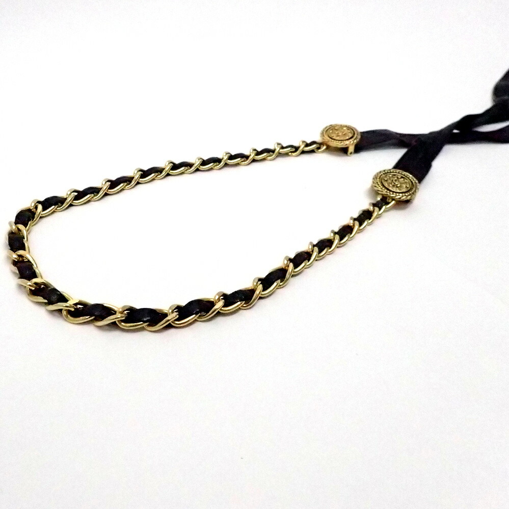箱付 CHANELシャネル 94A アイコン チェーン ベルトゴールド ブラック 楽天市場】【値下げしました】【CHANEL】シャネル チェーン