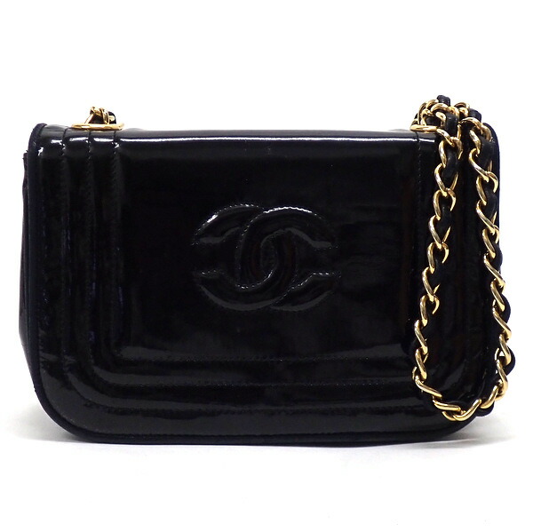 美品　CHANEL ブラック チェーンショルダーバッグ　デカココ　ラムスキン 楽天市場】CHANEL シャネル デカココ マトラッセ チェーン
