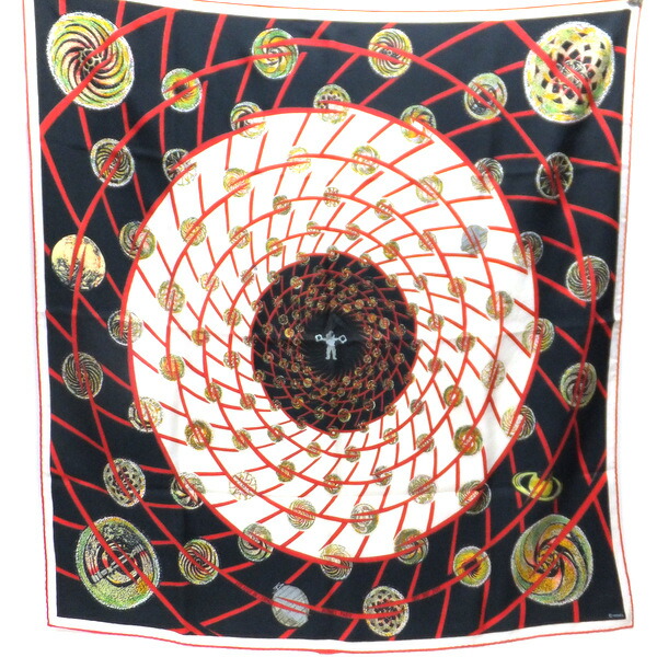 楽天市場】【エルメス】Hermes カレ90 シルクスカーフ Space