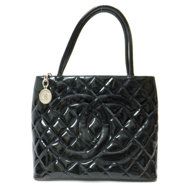 楽天市場】【バッグ】CHANEL シャネル エナメル 復刻トート