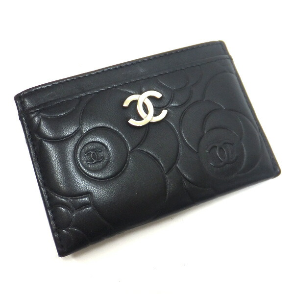 シャネル　定期入れ　パスケース　カンボンライン　ココ　レザー 楽天市場】CHANEL シャネル カンボンライン ココマーク カード