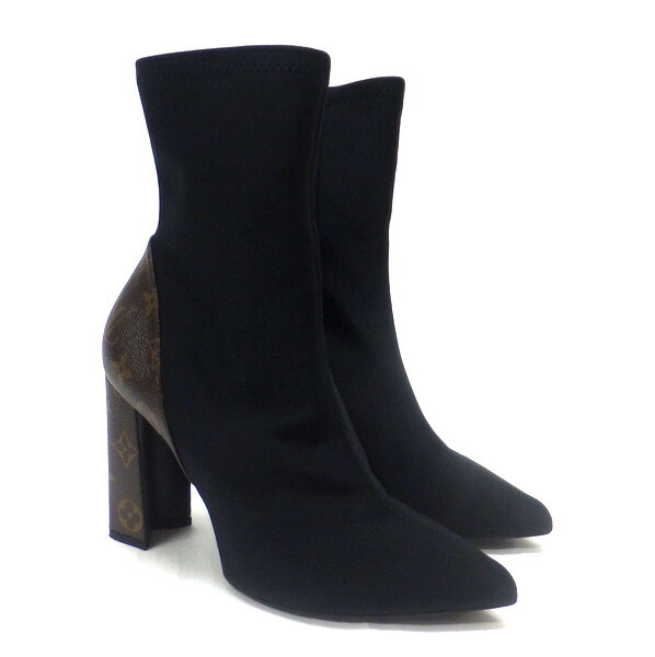 LV ショートブーツ37 楽天市場】【靴】LOUIS VUITTON ルイ ヴィトン ショートブーツ