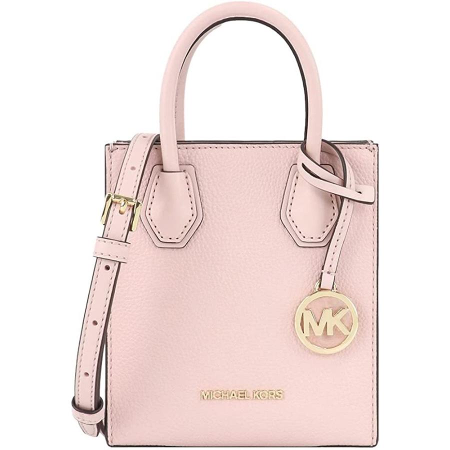 MICHAEL KORS マイケル教科課程 35S1GM9T0L MERCER XS NS SHOPPER XBODY LEATHER 差し交わす上半身 ショルダーバッグ POWDER BLUSH サクラ色
