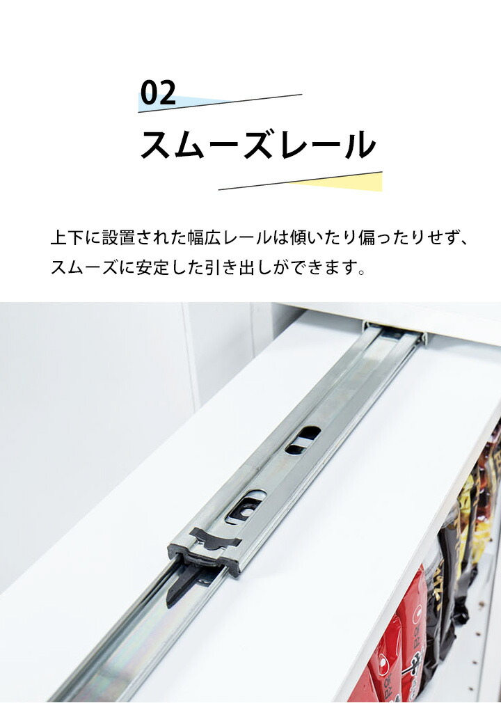 ススディすきま収納スリムストッカー