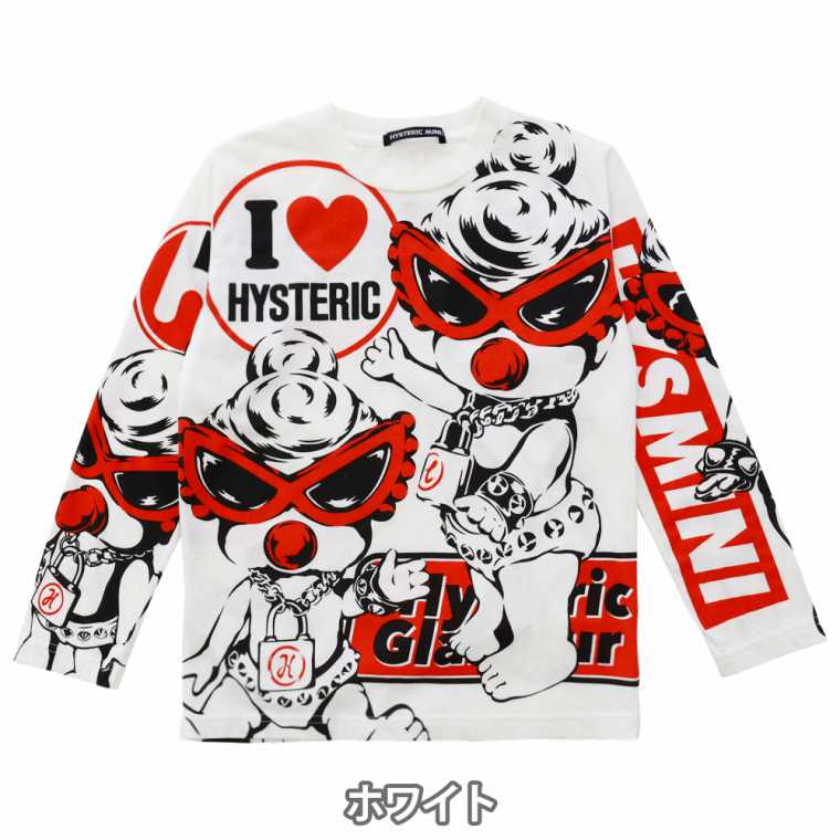 楽天市場】HystericMini HG MINI DOLL 長袖Tシャツ : ヒステリックミニ